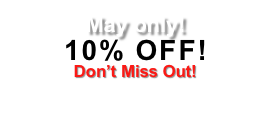 May only!
10% OFF!
Don’t Miss Out!
Offer good for select EFS programs only. 
Call or email for more details.